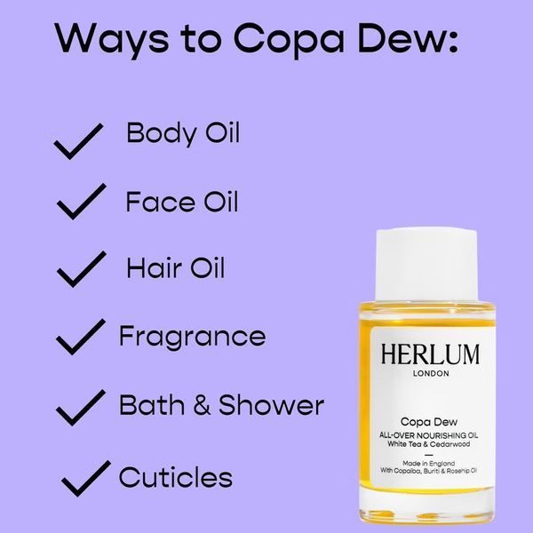 Олійка для волосся та тіла Herlum Copa Dew Oil, 15мл A00479 фото